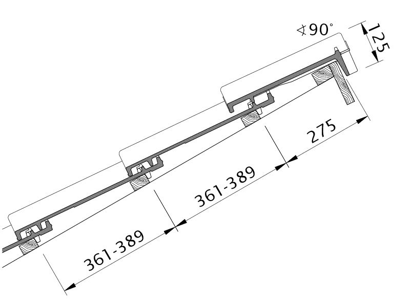Drawing SINFONIE shed roof version PDA