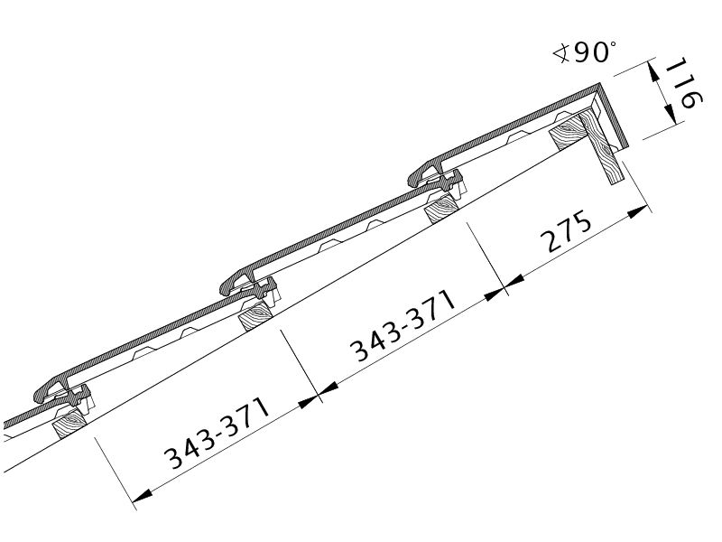 Drawing MIKADO shed roof version PDA