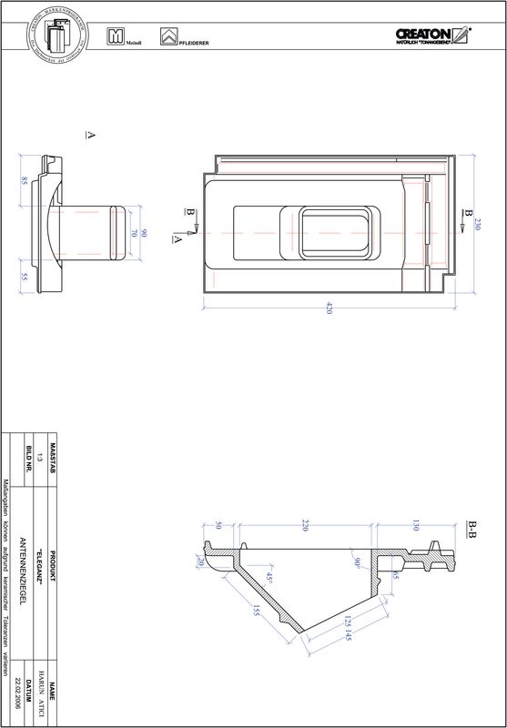 Product CAD file ELEGANZ Aerial ANTENNE
