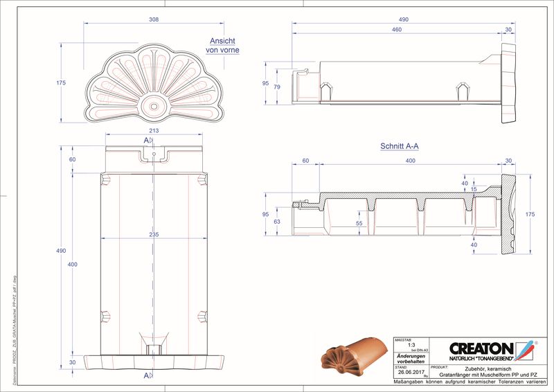 Product CAD file RIDGE accessory range GRATAMUSCH-PP-PZ