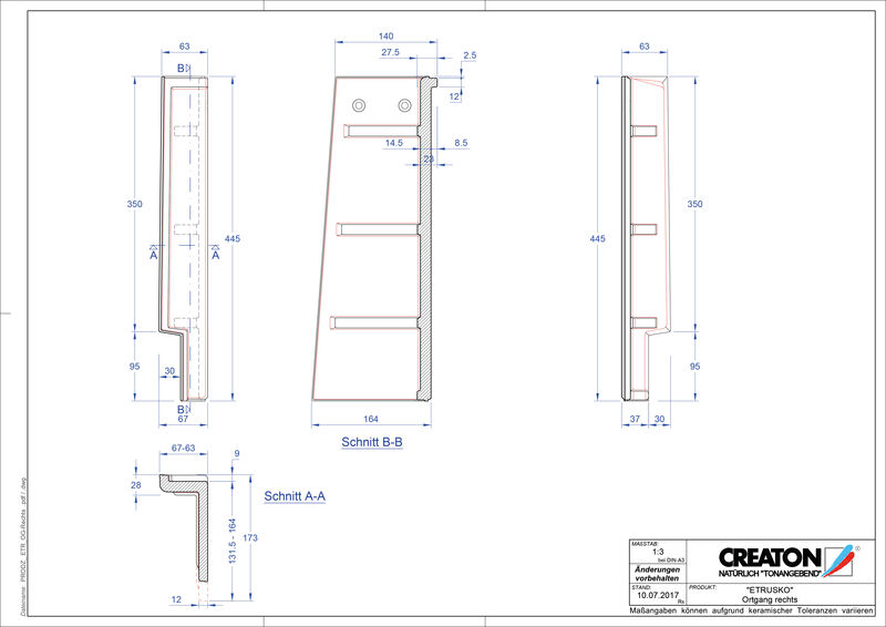 Product CAD file ETRUSKO verge right OGR