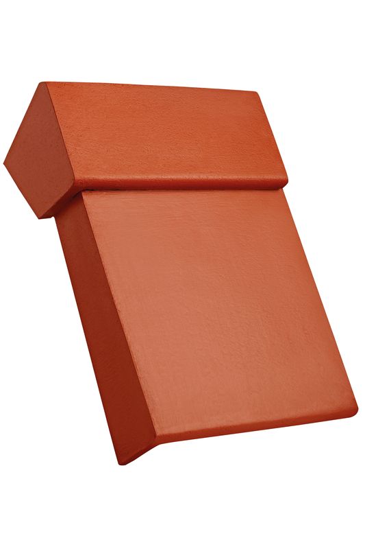 KAP concrete shed roof verge tile left