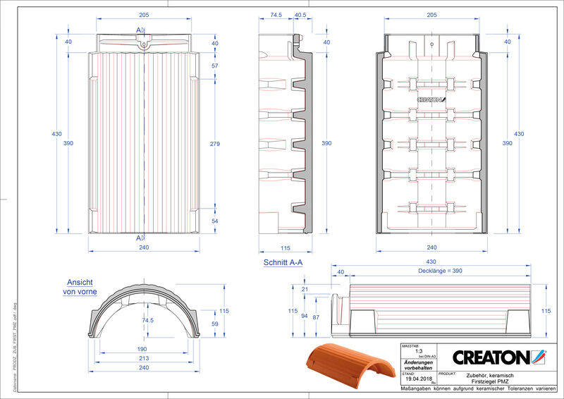 Product CAD file RIDGE accessory range FIRST-PMZ