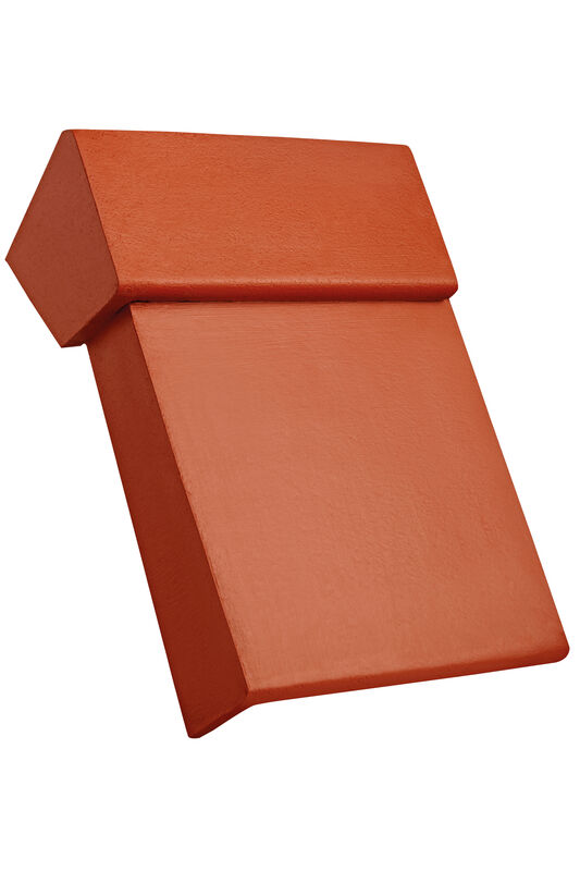 KAP concrete shed roof verge tile left