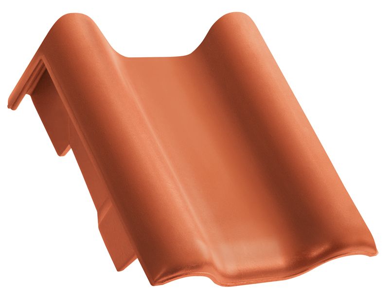 TIT shed roof verge tile decorated standard left
