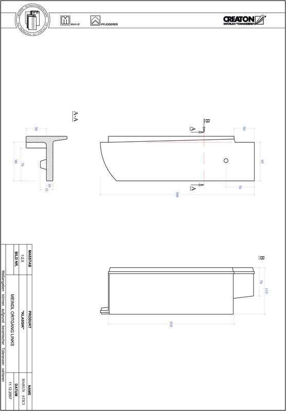 Product CAD file KLASSIK round cut RUND-OGL