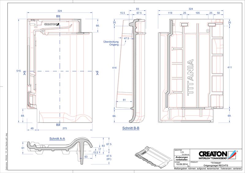 Product CAD file TITANIA verge right OGR