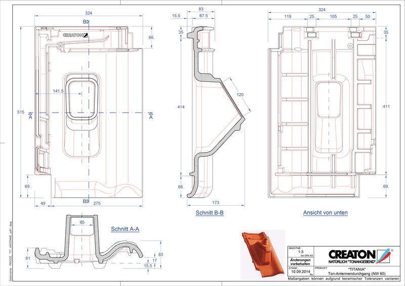 Product CAD file TITANIA Aerial ANTENNE