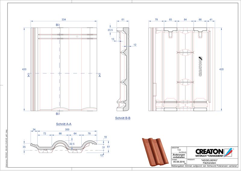Product CAD file HEIDELBERG field Faechenstein