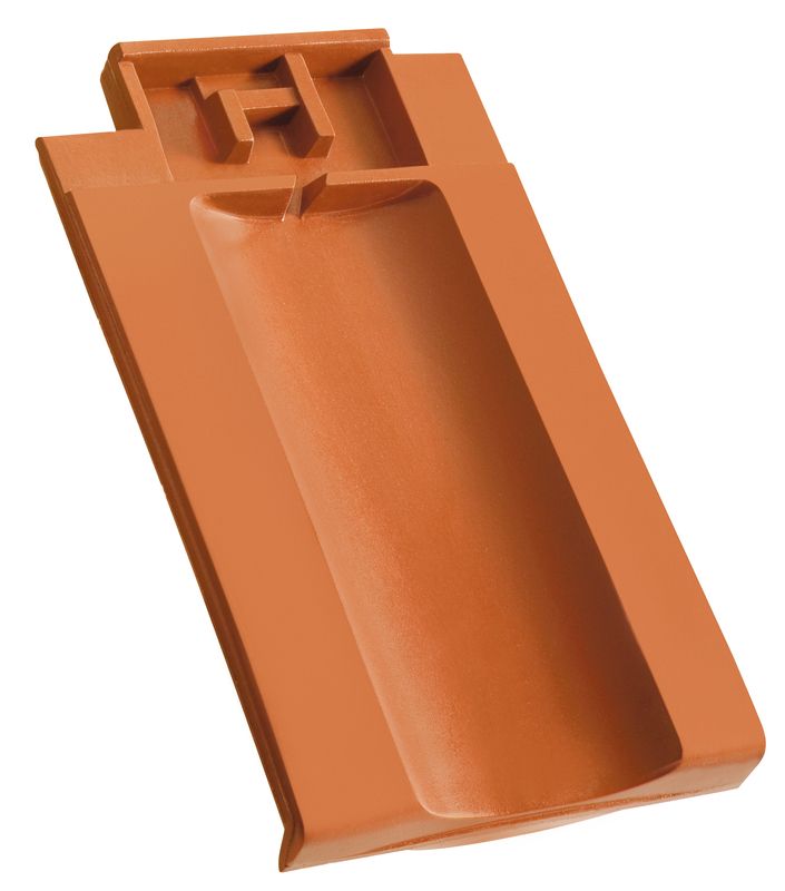 OPT ridge connection ventilating double roll tile