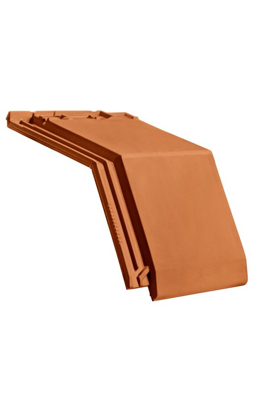MIK mansard/pitch transition tile decorated special size