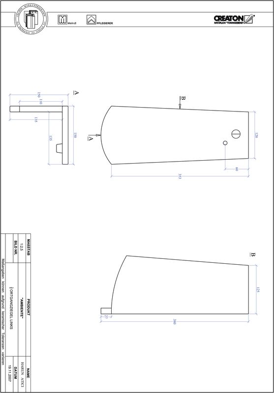 Product CAD file AMBIENTE segmented cut SEG-OGL-3-4