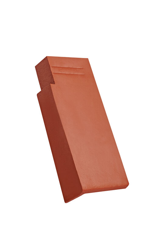 KAP concrete half-width verge tile left 90 mm notch