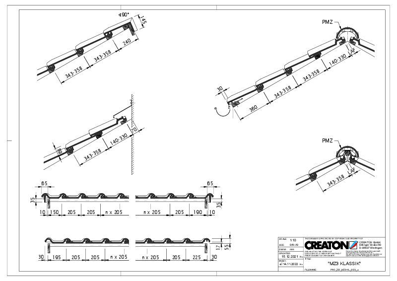 Drawing MZ3 general view GES