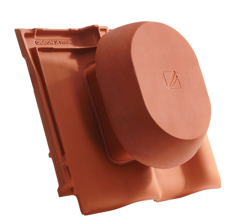 PRE SIGNUM ceramic vapour vent DN 200 mm, incl. sub-roof connection adapter