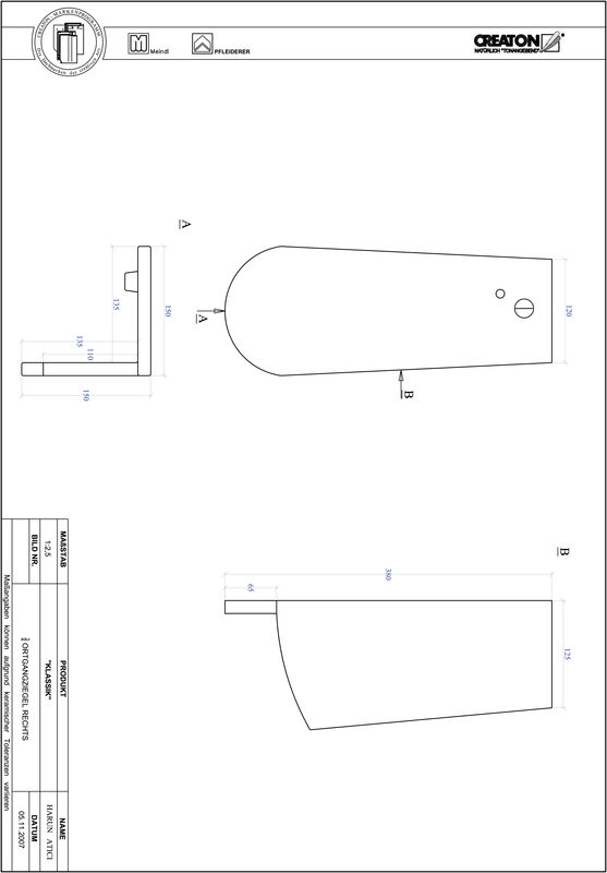 Product CAD file KLASSIK round cut RUND-OGR-3-4