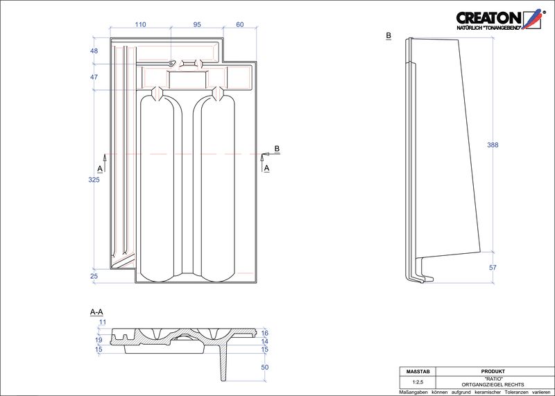 Product CAD file RATIO verge right OGR
