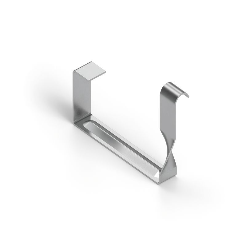 Storm clip in zinc-aluminium, hanger clip for 40/60 battens (side interlock tile)