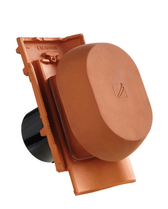 MEL SIGNUM ceramic vapour vent DN 160 mm, incl. sub-roof connection adapter